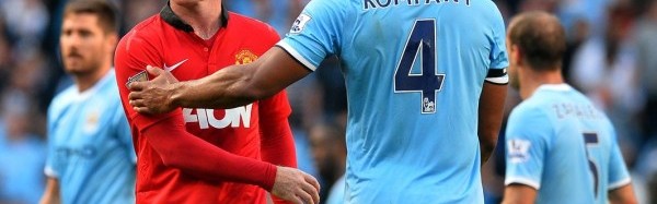  曼城德比大战三球完胜曼联  